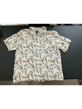 Knightsbridge Hawaiian Cocktail Print Shirt